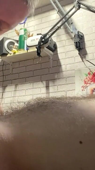 Stepdaddy Uses Young Mouth for Hairy Cock and Cum