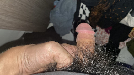 Alone and Horny Male Solo Play in Bedroom