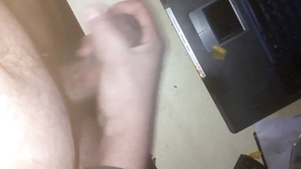Jerking my cock and cum