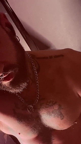 Hot Masturbation at the Gym Soft to Hard Cock