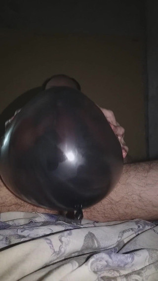 I Cum Twice with This Balloon Sex-toy - No Hands Cumming