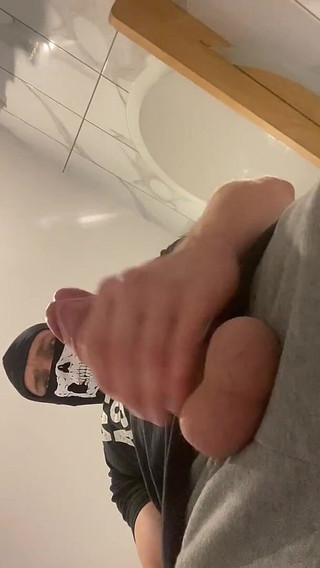 Jerking off After a Long Abstinence of 14 Days