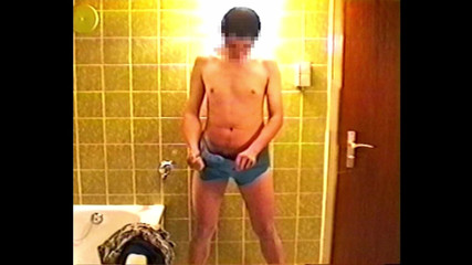 Erect Penis Pee and Hump Masturbation with Hi8 Camera