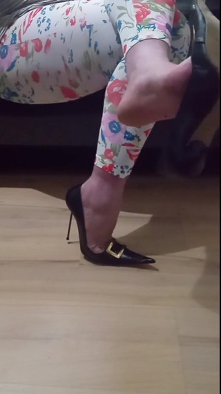 Crossdresser Dangling Xtreme High Heels by Rosa Shoes