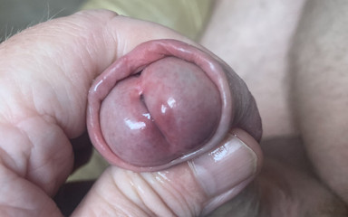 Sitting on the Sofa and Playing with My Ass Hole with a Dildo I Ride on