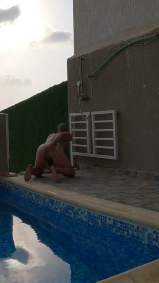 Risky Arab Gay Cruising Naked #public Beach #middleeast Voyeur #kuwait Got Caught!!