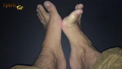 Had to Clean off My Toes They Had Fuzzies on Them - Manlyfoot - Foot Fun on a Plane