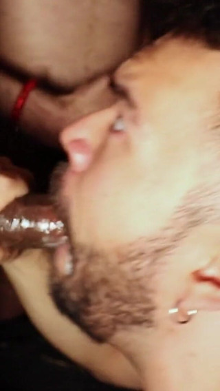 Gay Bear Bukakke at Cruising Bar