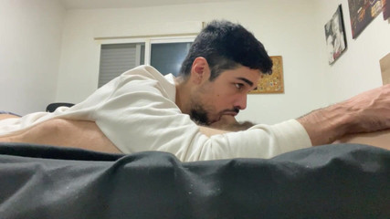 Making My Roommate Cum After a Blowjob