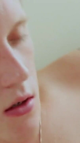 Young ginger guy after a walk plays with his dick