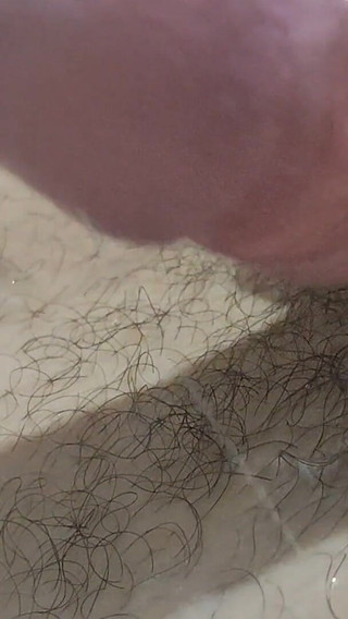 Young Man with a Big Dick Has a Triple Orgasm in the Mirror.