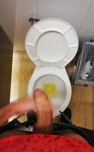 Jerking off in different bathrooms until I cum