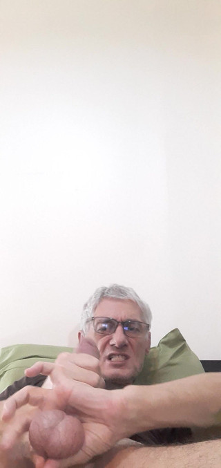 Monstrous Cock Man Masturbates Himself Big and Thick Cock