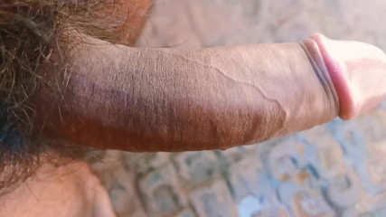 9 Inch Long Thick Desi Land Masturbating