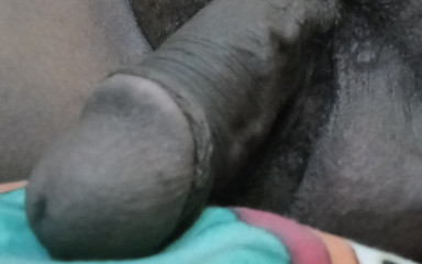 Black Penis on the Bed