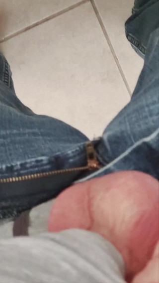 Young Self Ball Buster Busts His Nuts in Walmart Bathroom