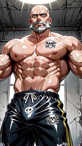 Ai Men with Huge Muscles