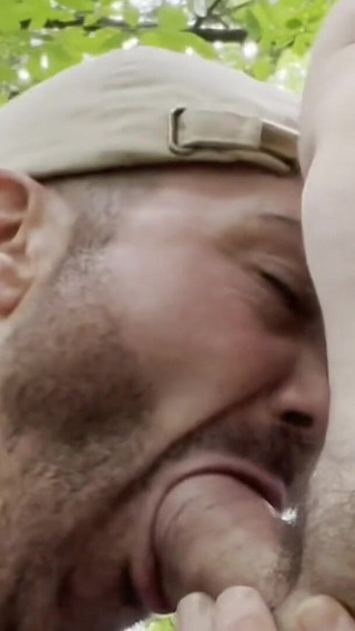 Stepdad’s Fun Time Outside Pissing, Cock Sucking & Cum!