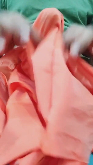 Satin Silk Handjob Porn - Satin Silky Orange Suit Rub on Dick Head 85