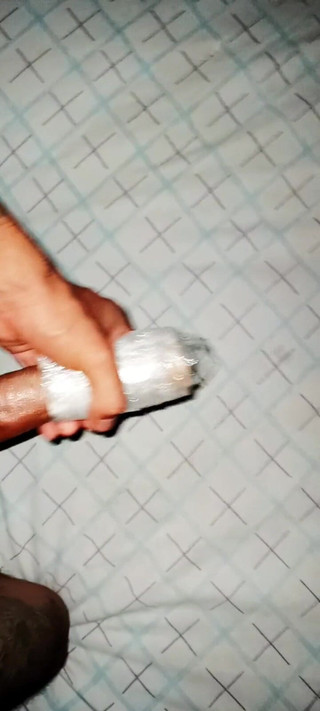 This Stepdaddy's Rich Oiled Cock Masturbates with His Homemade Vagina to the Rhythm of the Music