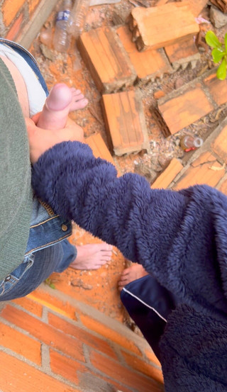 Shy Boy Helps Stranger Outside.