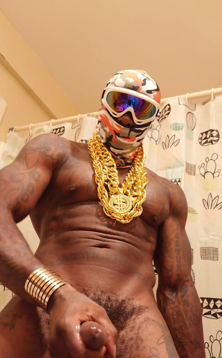 Stroking My Huge Monster Cock, Cum, Cumshot, Cumming