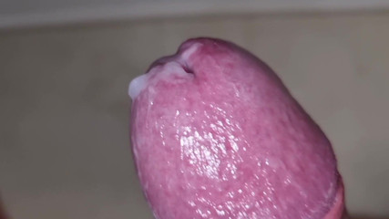 Big Dick Stepdaddy Close-up Cumshot After Intense Handjob - Huge Cock Cums