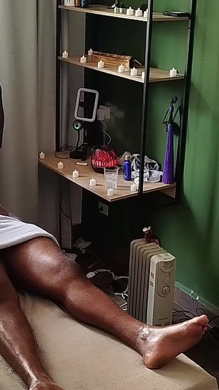 Camera Image of Bear on Massage.