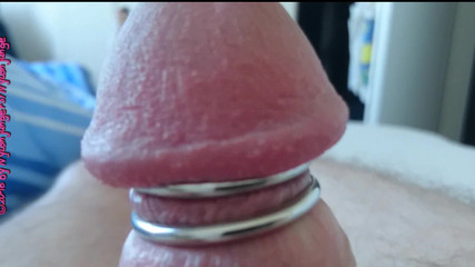 Nude with New Penis Plug