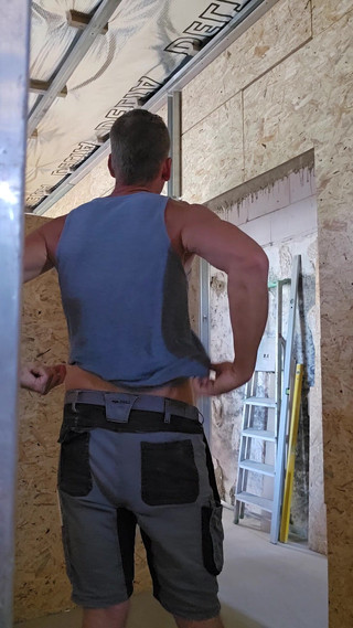 A Hot Day on the Construction Site Part 7/9 Fingering, Dildo Blowjob, Dildo Fuck