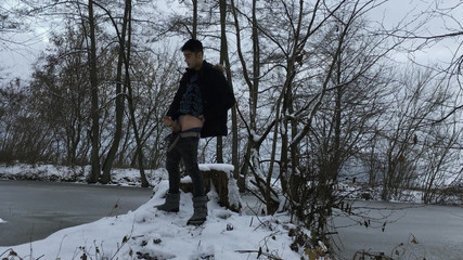 Cold Lake Jerking off