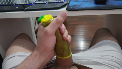 Cum with A Condom