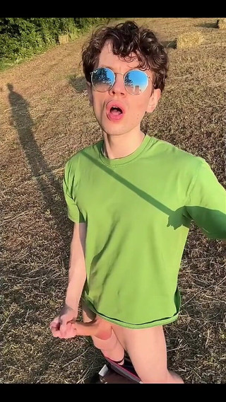 Finally! Intense Cumshow on Fresh Air, From Your Favorite Boy