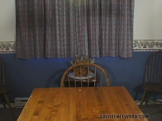 Horny Boys Fuck in the Dining Room