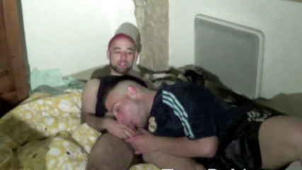 Slave sneaker session by 2 sneakers bad boys