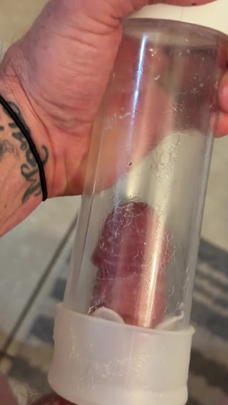 Pumping up Penis