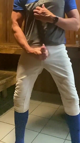 Jockdad87 Edges in the Sauna Blue Baseballgear