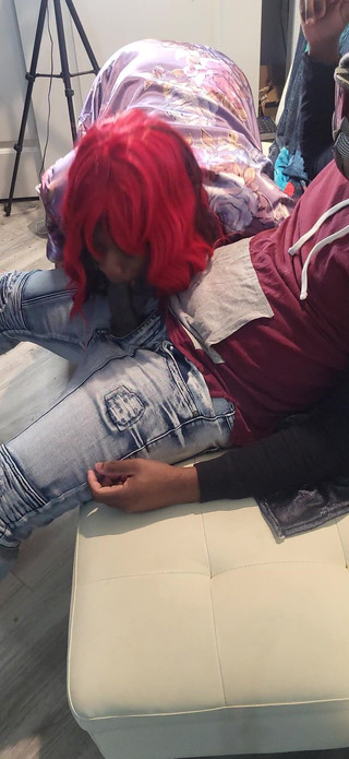 Red Headed Slut Throat Fucked on Da Couch! Just for Fans - Wondahead22