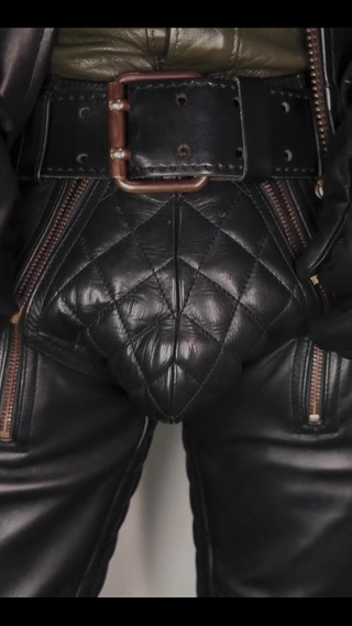 Into the full leather look?