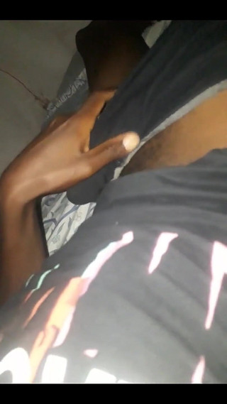 Kenyan Black Guy Stroking His BBC