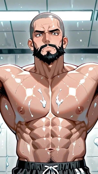 Muscle Men Shirtless (ai Porn)