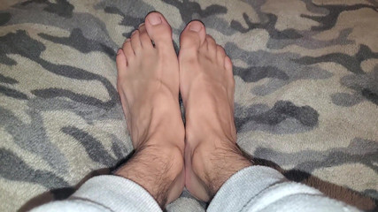 Young Feet Home Alone