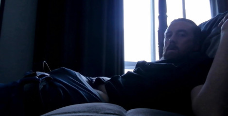 Following along to a Jerk Off Instruction