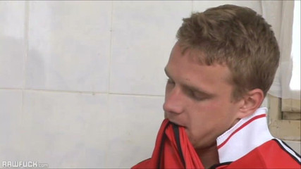 Sweaty Soccer Fuckers Take a Cum Shower