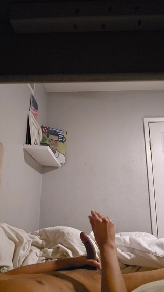 Holding in My Cum to Practice but Then Later I Burst Out Yummy Cum