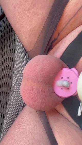 Inverted Chastity Cumming Sissy