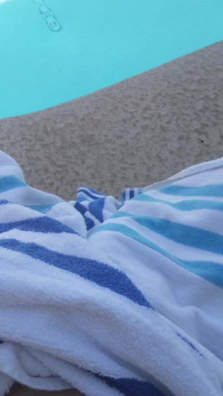 Exposing Myself at the Hotel Pool with Stepdaddy Verbal Dirty Talk.