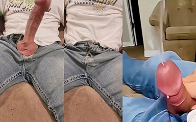 Huge Cock Has Massive Cumshot