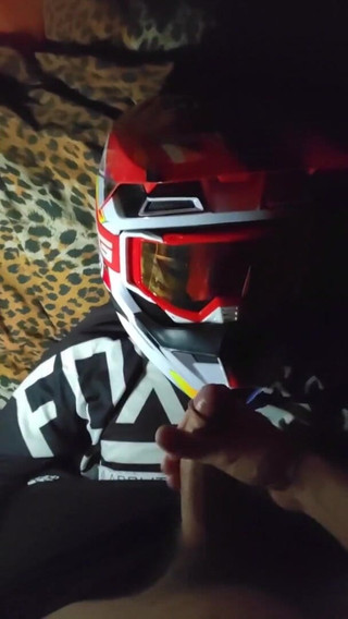 Ex-boyfriend in Mxhelmet Jerks Me off, Cum in His Goggles