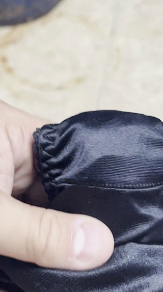 Jerking off in My Stepmother in Laws Pissy Black Pantys